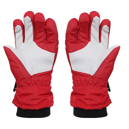 FabSeasons Unisex Warm Winter Gloves, Waterproof, Windproof for Hiking, Driving, Running & Outdoors, Fits for 3-5 Years Old Boys and Girls - Image 2