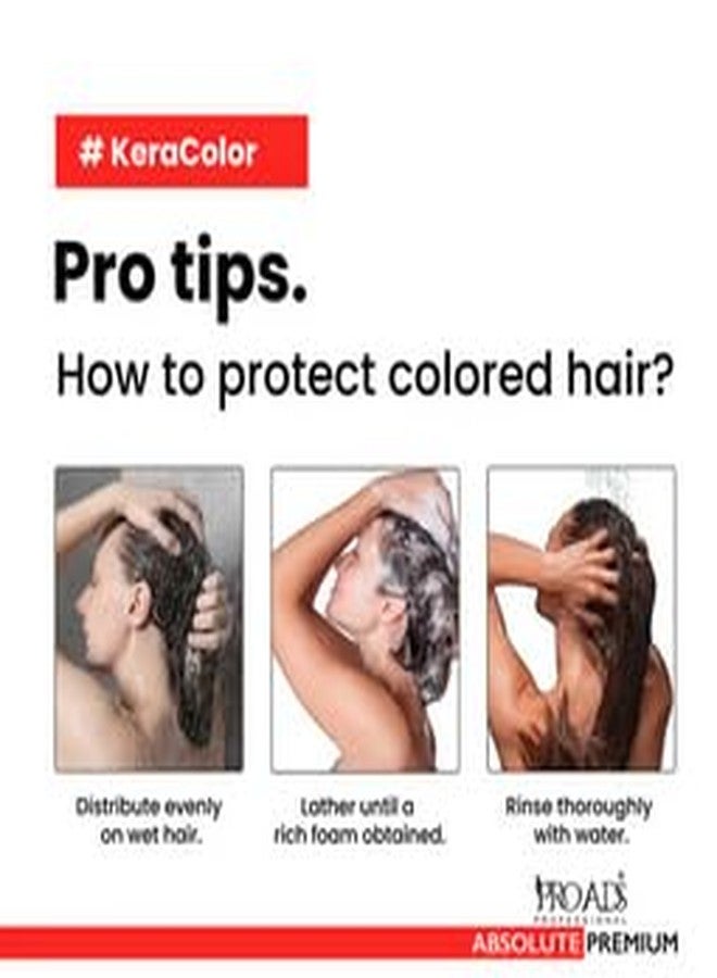 PRO ADS Kera Color Protection Shampoo 300 ml for Colored Hair with Shine Care - Image 5