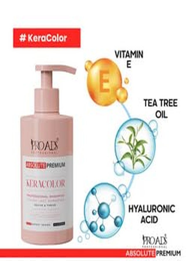PRO ADS Kera Color Protection Shampoo 300 ml for Colored Hair with Shine Care - Image 3