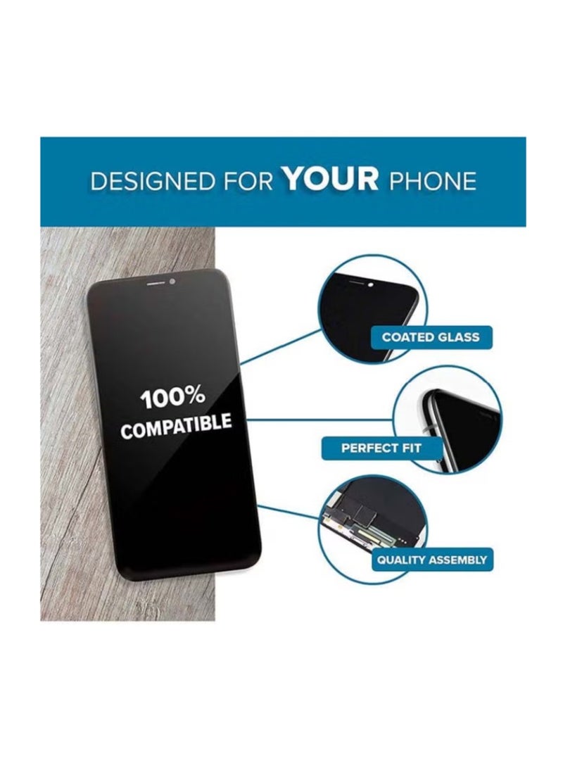 فوني شاشة LCD بديلة لجهاز iPhone 11 باللون الأسود - Image 4