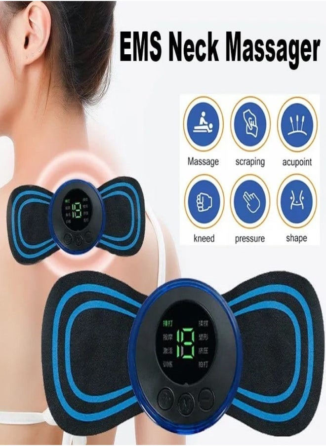 Smart EMS mini cervical massage portable massager home electric pulse shoulder and massager