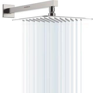 ANMEX 6x6 6inch UltraSlim Stailness Steel Heavy Rain Shower Head with 15inch Arm Silver Chrome Finish - pzsku/ZF31251341BBA1D131F6DZ/45/1746562691/d42e0d25-b89c-4b02-a960-f3beacf88404