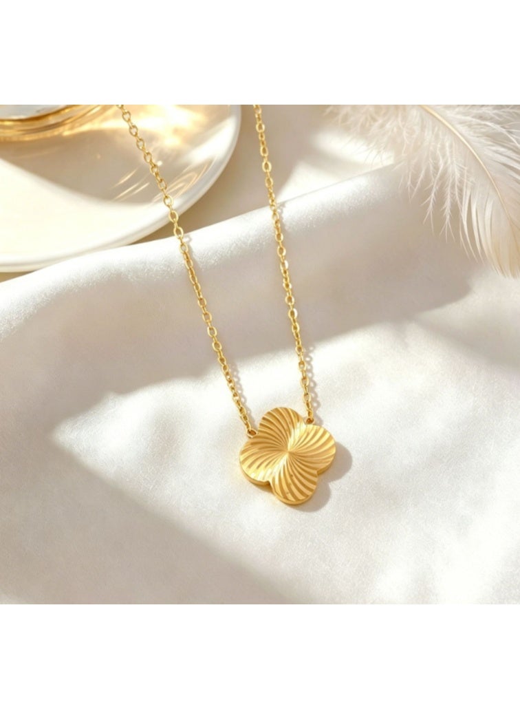 LATEEN 18K Gold Plated Necklace, Dainty Premium Gold Chain Necklace, Hypoallergenic Tarnish‑Resistant Jewelry, Elegant Gift for Women - Image 5
