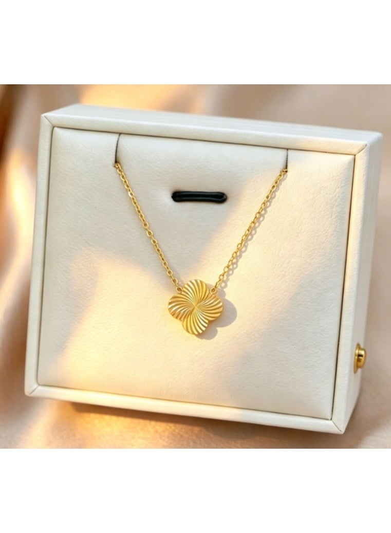 LATEEN 18K Gold Plated Necklace, Dainty Premium Gold Chain Necklace, Hypoallergenic Tarnish‑Resistant Jewelry, Elegant Gift for Women - Image 2