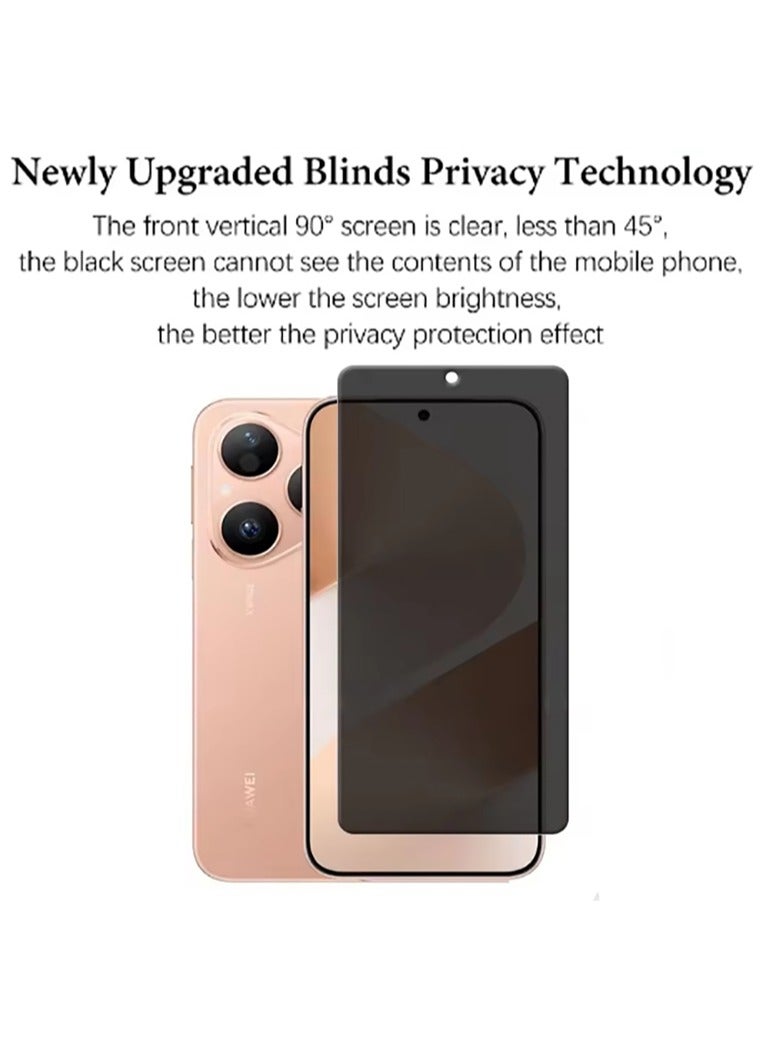 1Pack Privacy Screen Protector Tempered Glass for Huawei Pura 80 Scratch-Resistant, Anti Spy - Image 3