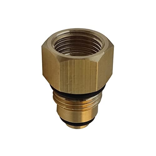 Yemtuls LS Swap Power Steering Pump Line Fitting To 38 Flare Lines M1615 to 5818 Fit with Gen 3 and Gen 4 LS Corvette Camaro GTO CTSV LS1 LSX LS3 Vortec Truck 53L 48L 57L 60L LQ4 - Image 1