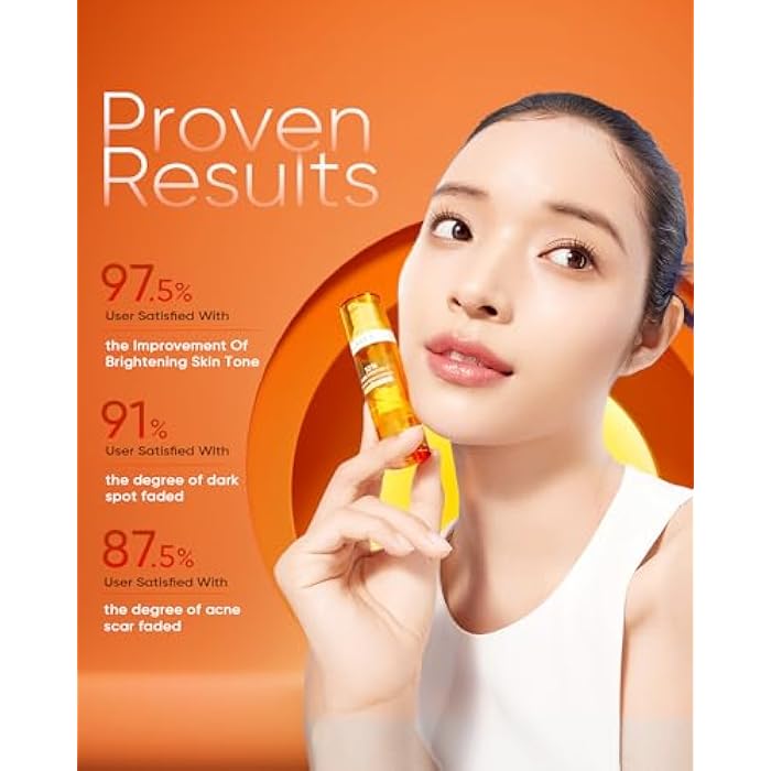 SKINTIFIC Dual-Chamber Fresh Vitamin C Brightening Serum for Face, 10% Pure Vit C Powder Serum, Dark Spot Corrector, Oxidation-Proof with UV Shield - Image 5