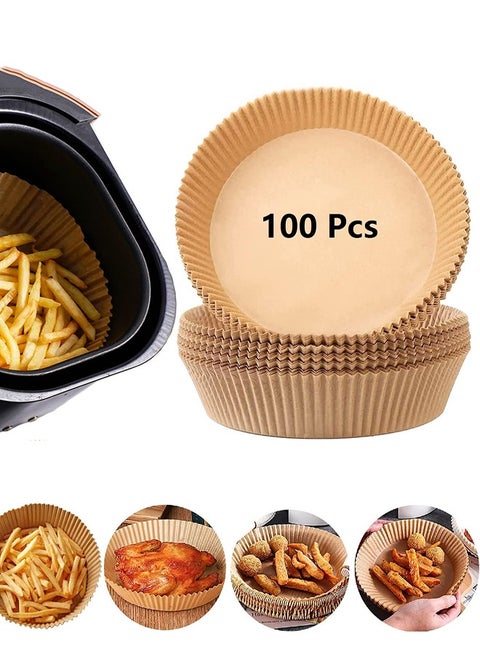 Air Fryer Disposable Paper Liner 100PCS Non-Stick Disposable Liner