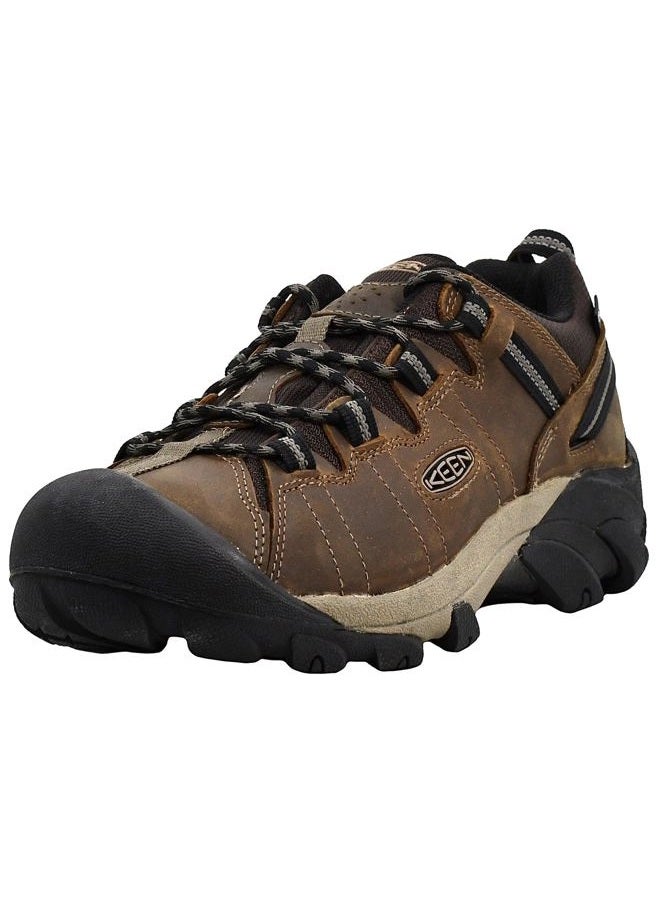 Men's Targhee 2 Low Height Waterproof Hiking Shoes, Bison/Brindle, 10 Wide