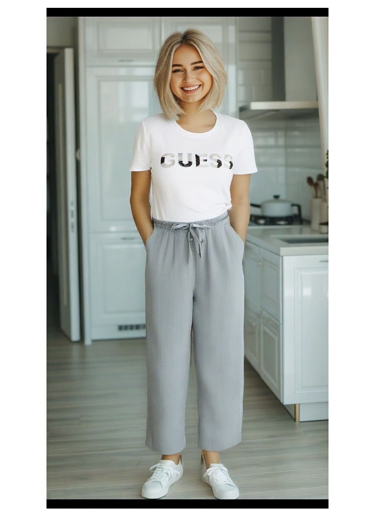 GUESS Guess Women Front Logo White T-shirt  - Image 1