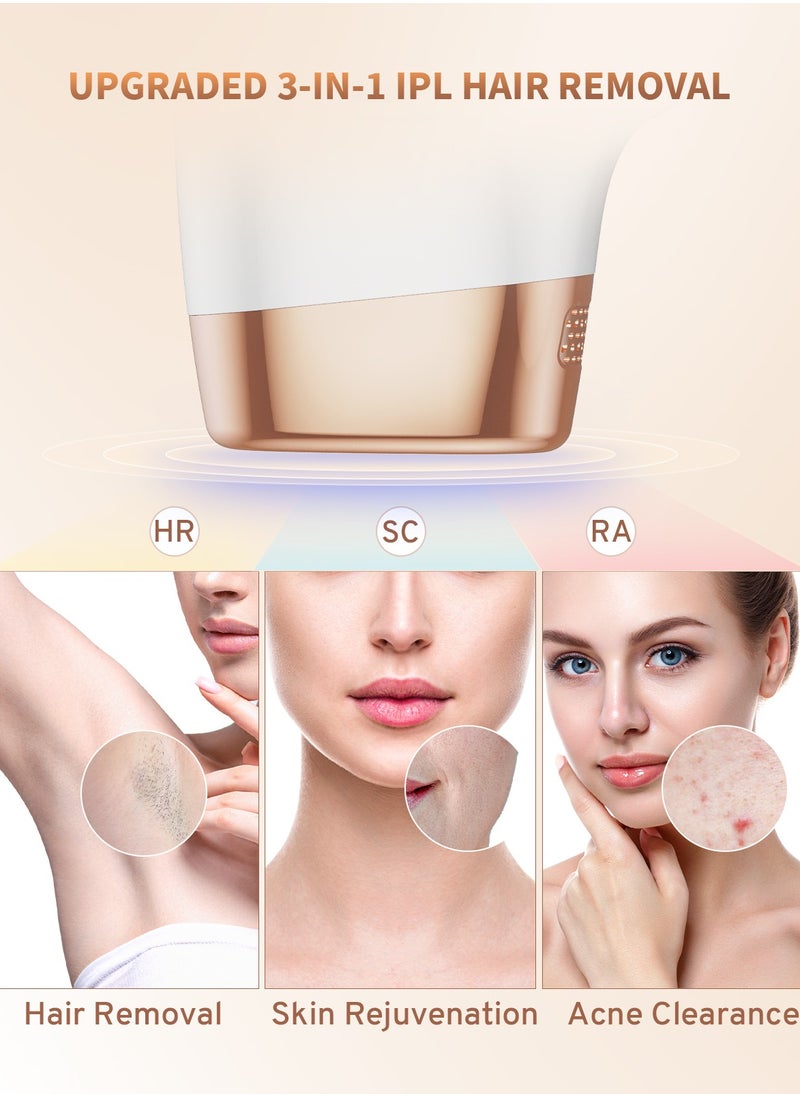 JOOYEE - Laser Hair Removal Results in 4 weeks Permanent IPL Hair Removal with 9 Energy Levels 3 Functions 999900 Flashes - Image 1