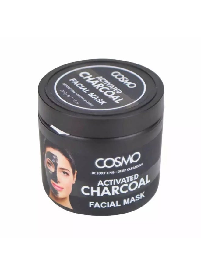 COSMO Cosmo Activated Charcoal Facial Mask- 200 gm  - Image 2