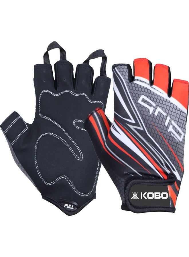 Kobo Gym Gloves WTG-79 for Men and Women, Gloves for Professional Weightlifting, Fitness Training and Workout - Image 1