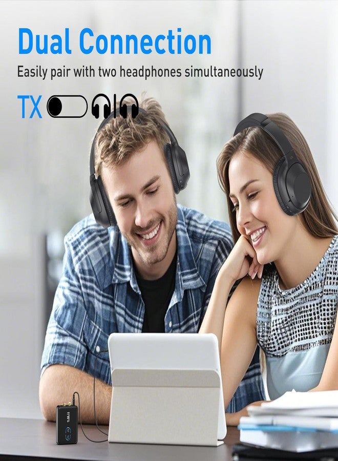 1Mii - Bluetooth 5.2 audio adapter for home stereo TV, wireless H-Fi music transmitter receiver with 3.5mm AUX RCA AptX HD low latency dual connection volume control for - Image 4