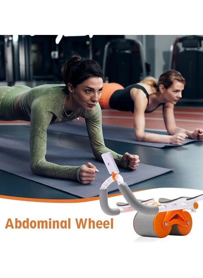 Auto Rebound Abdominal Wheel, Home Abdominal Exercise Wheel, QSHOP® New Abdominal Roller Wheel with Timer, Abdominal Core Strength Exercise Roller Wheel