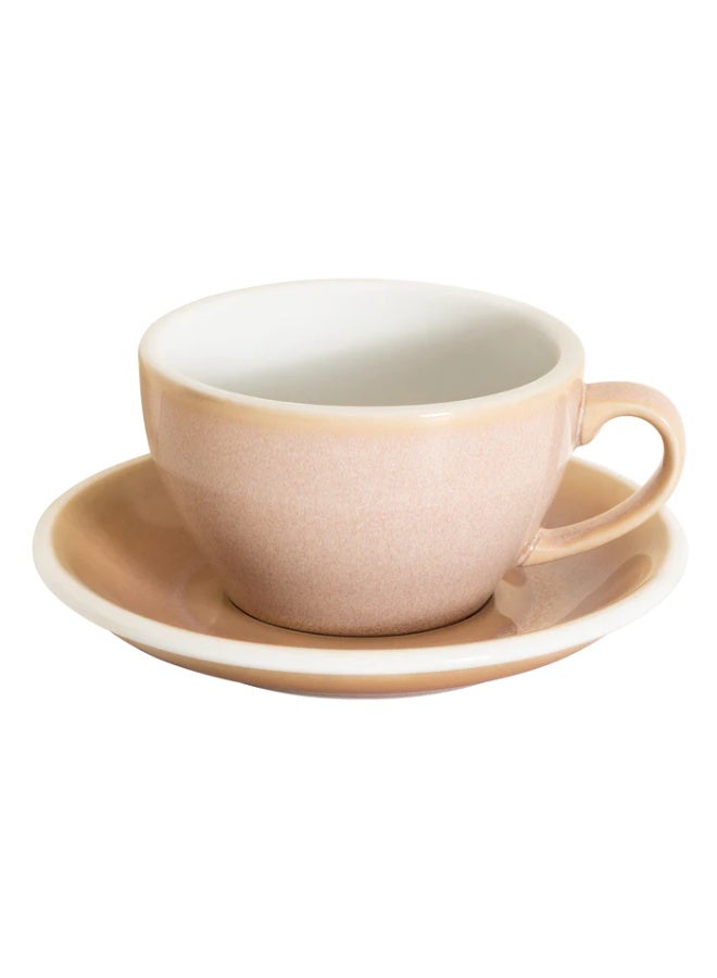 Loveramics Egg 250ml Porcelain Cappuccino Cup And Saucer Rose