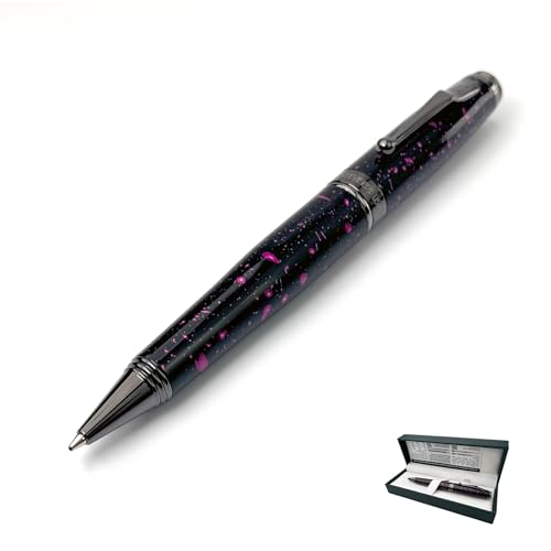 Monteverde USA Invincia Vega Ballpoint Pen Starlight Purple Multicolor Plated Finish EyeCatching Writing Instrument - Image 1