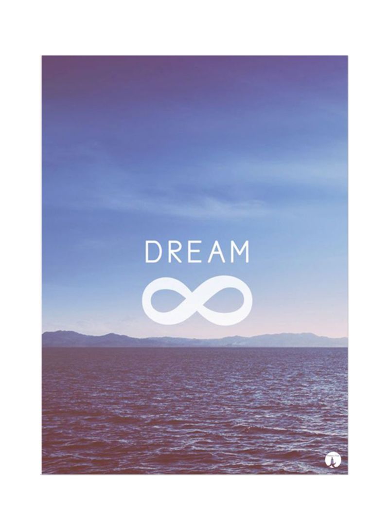 RKN English Phrases Mouse Pad Blue