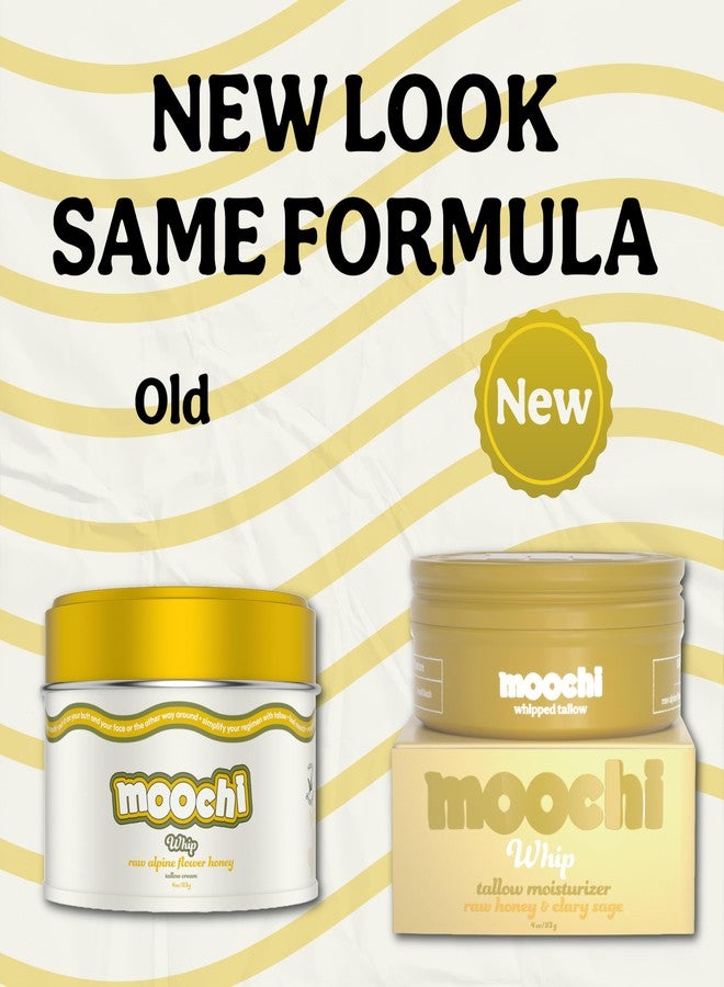 MOOCHI شحم البقر للبشرة - بلسم عضوي 100% من لحم العشب المخفوق مع عسل الزهور الجبلية النادرة، كريم مرطب طبيعي لتغذية ترطيب البشرة - Image 2
