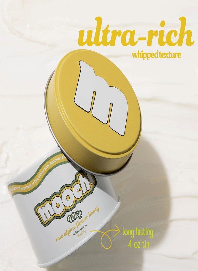 MOOCHI شحم البقر للبشرة - بلسم عضوي 100% من لحم العشب المخفوق مع عسل الزهور الجبلية النادرة، كريم مرطب طبيعي لتغذية ترطيب البشرة - Image 3