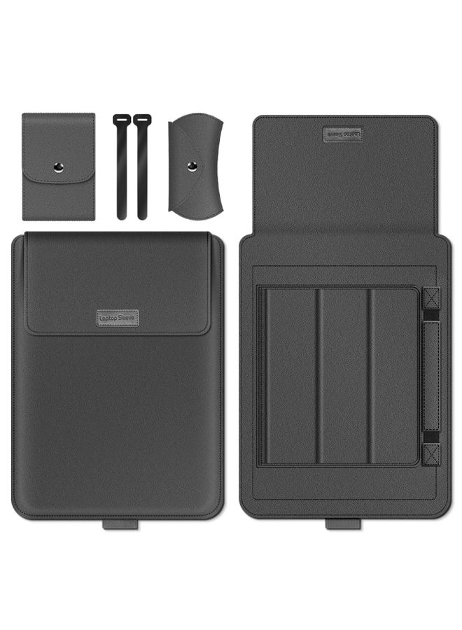 A2 4 in 1 Computer Bracket Liner Bag Storage Bag, Size:13/14 inch(Gray)
