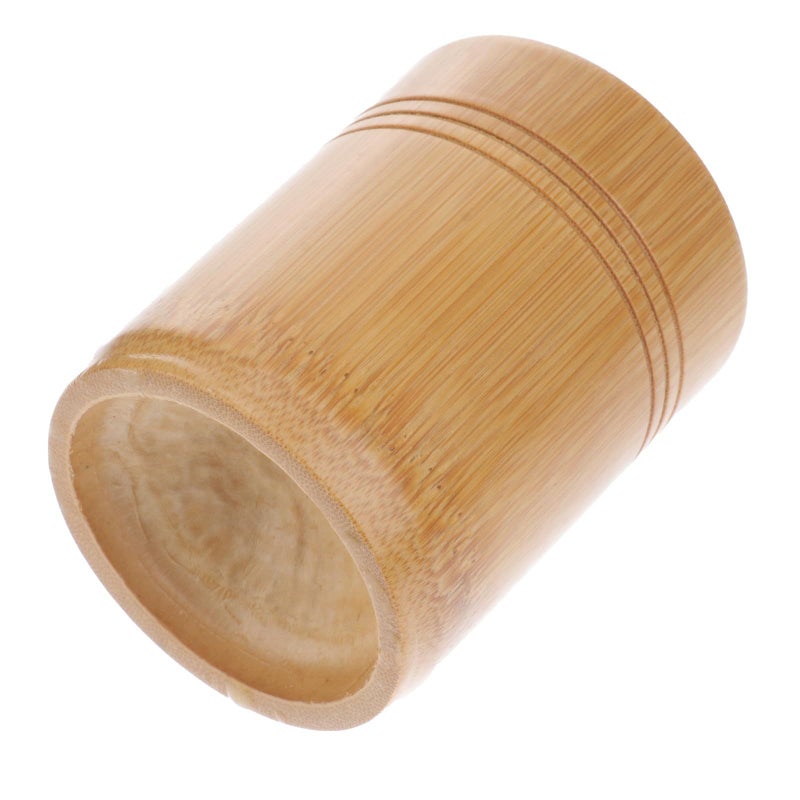 Bamboo Toothpick Dispenser Box With Lid Round Toothpick Holder Container For Home Restaurant Kitchen Natural Material - Image 2
