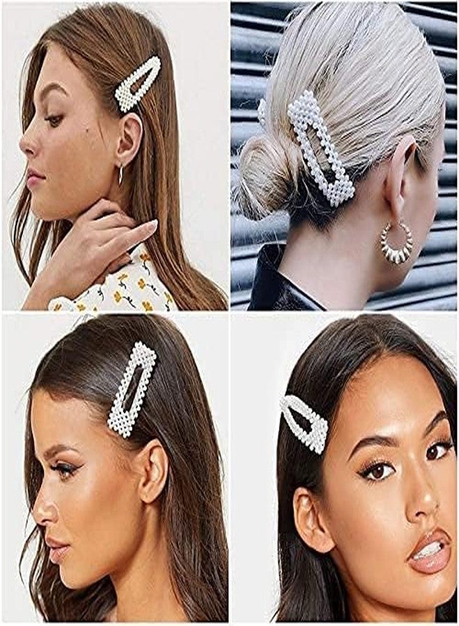 MYSELF 12 Pcs Fashionable Hair Clips, Artificial Pearl Hair Barrettes for Women Ladies Girls - Image 5