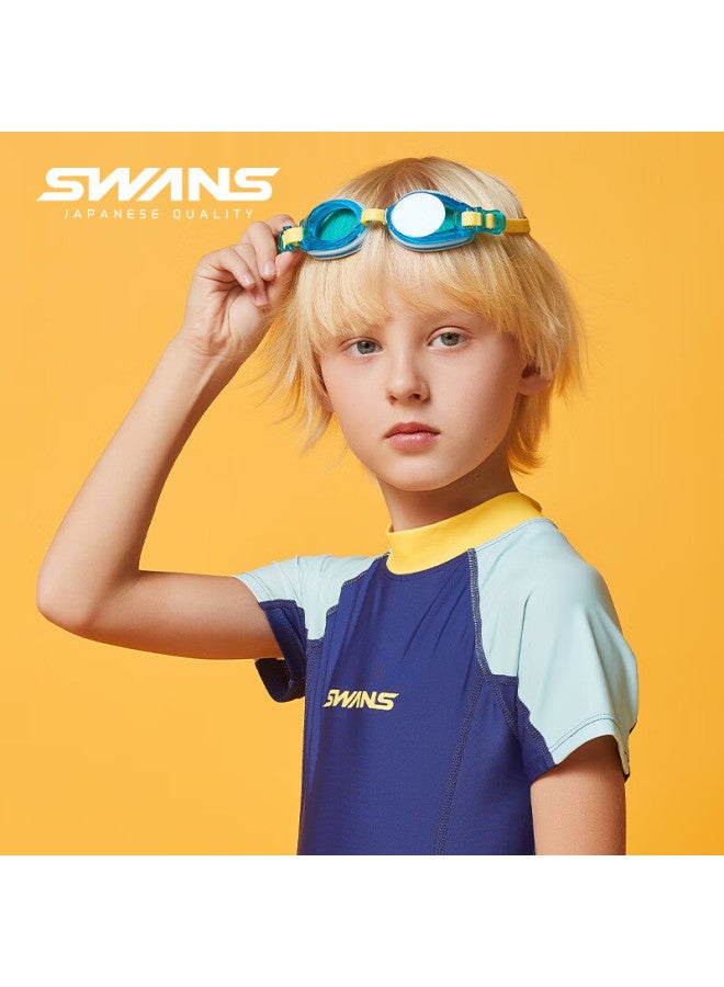 Swans Children's Swimming Goggles, Imported Fr Japan, Waterproof And Anti-fog, High-definition, For Boys And Girls, Suitable For Older Children, Swimming Gl Es And Swim Cap, Light Pink - Image 5