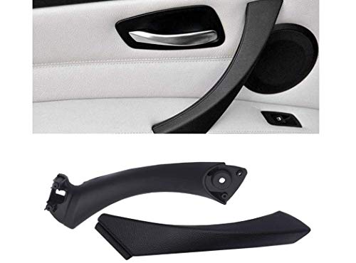 Moonlinks for BMW 3 Series E90E91 Door Pull Handles Door Handle Outer CoverLeft Rear Passenger Side Doors Clasp Handle Door Pull Outer Trim Covers FitsBMW 323 325 328 330 335Black - Image 1