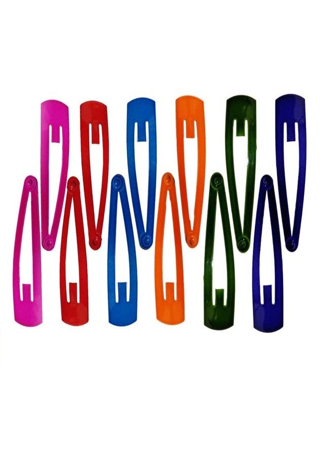 CHANDERKASH 24Pcs Non Slip Metal & Plastic Matte Finish Daily Use Tic Tac Hair Clip for Womens - Image 4