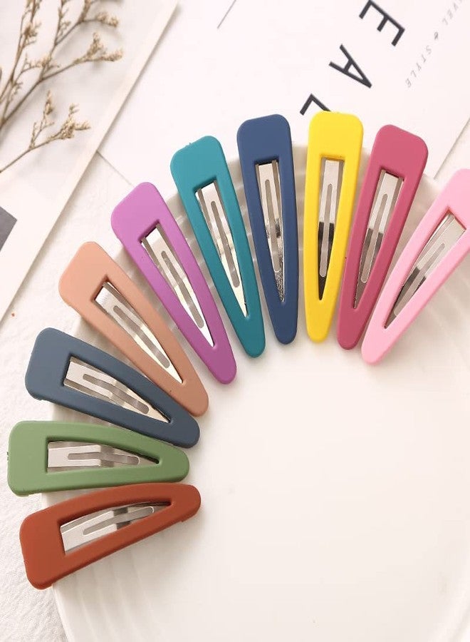 CHANDERKASH 24Pcs Non Slip Metal & Plastic Matte Finish Daily Use Tic Tac Hair Clip for Womens - Image 3