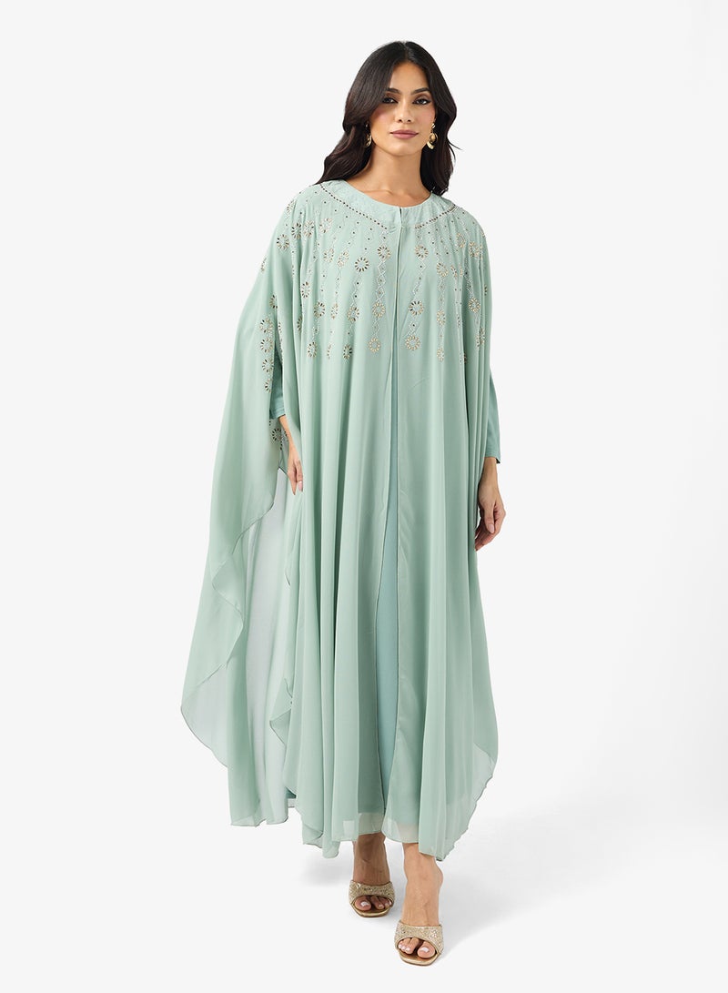 Khizana Embellished Kaftan - Image 5