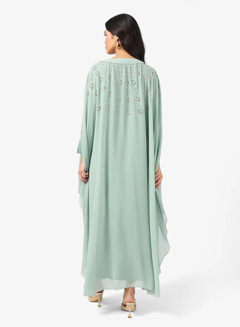 خزانة Embellished Kaftan