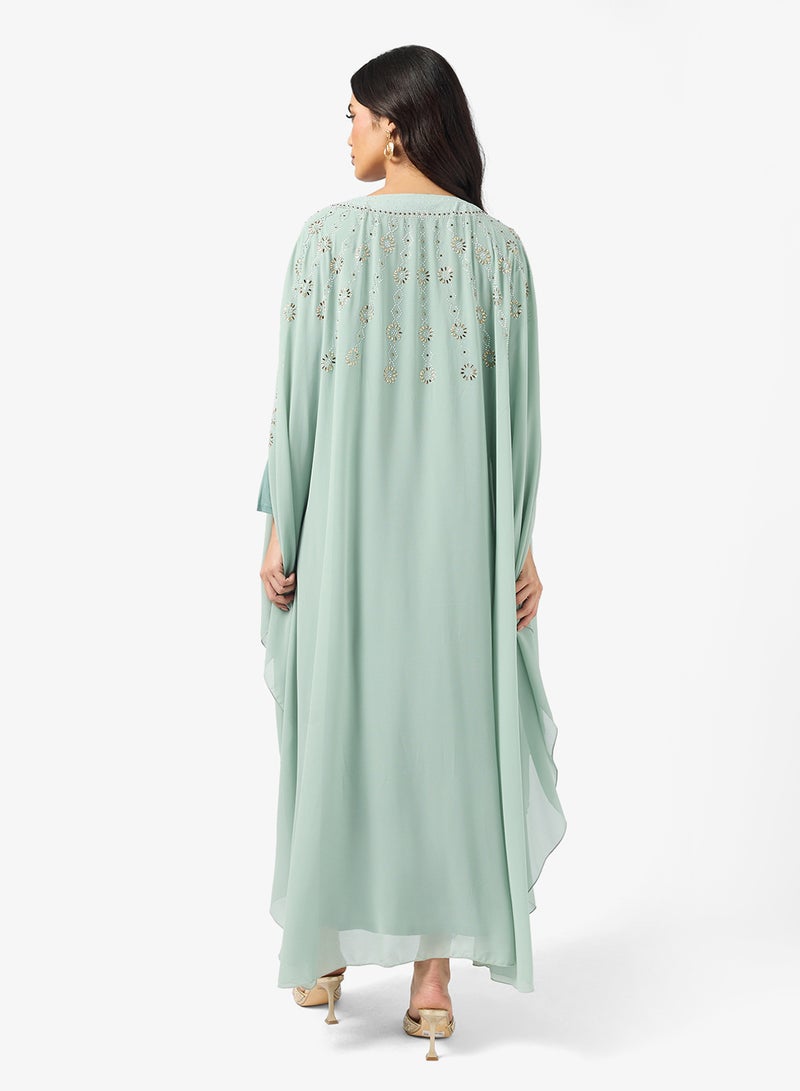 Khizana Embellished Kaftan - Image 2