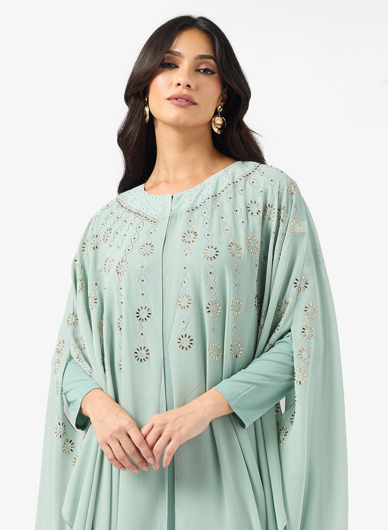 Khizana Embellished Kaftan - Image 3