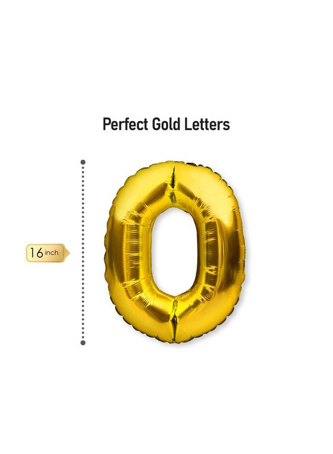 PartyForever Balloons Banner Gold Foil 6 Months Birthday Party Decorations And Supplies - Image 5
