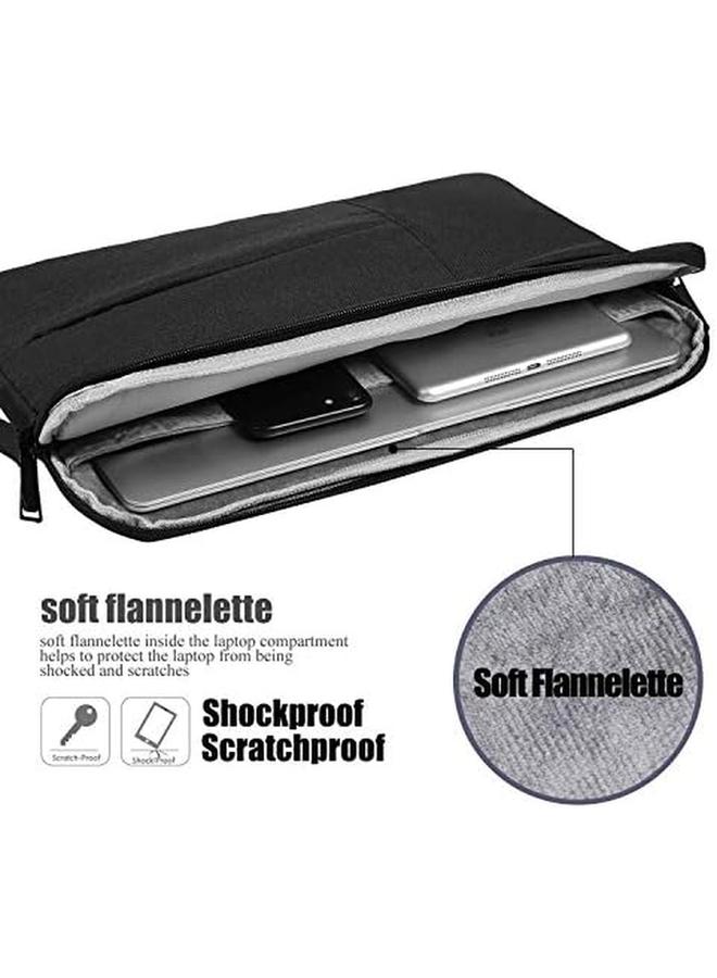 erorex Drawing Tablet Case Carrying Bag With Artist Glove Graphics Tablet Storage Sleeve Compatible For Xp Pen Deco 01 Star 03 Ugee M708 Gaomon M106K Huion H950P Hs610(Black)  - Image 2