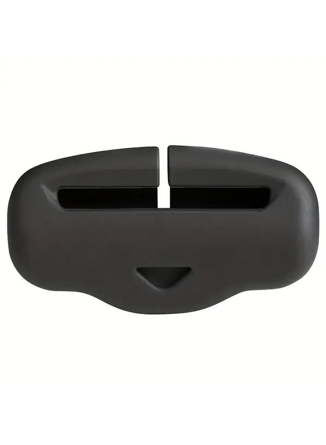 Brown Shock Absorption Seat Belt Buckle Cover Noise Dampening Pad Scratch Resistant Interior Shield Fits All Vehicles - Image 3