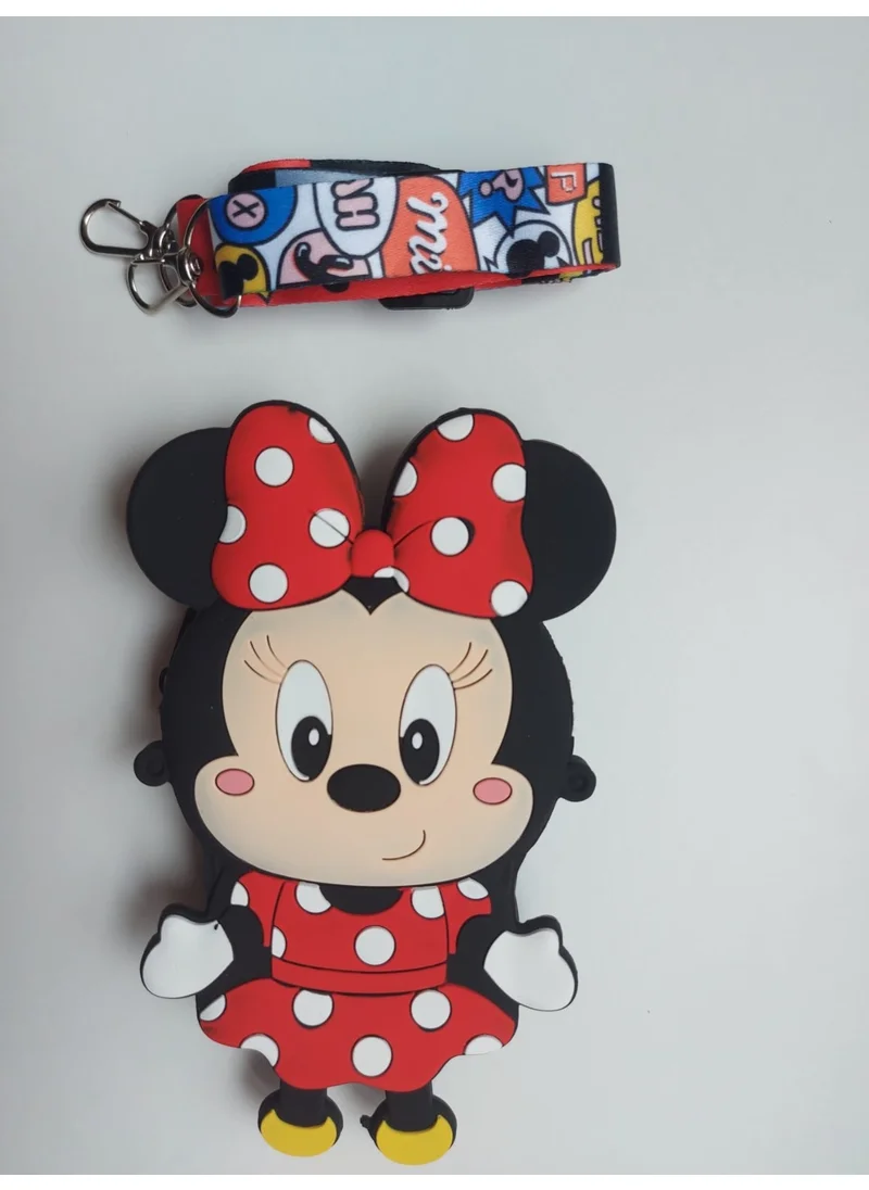 Maminka Minnie Mouse Figured Silicone Wallet Bag