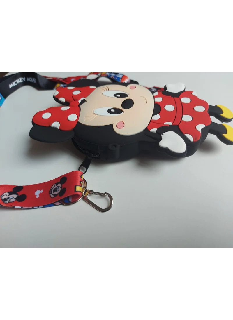 Maminka Minnie Mouse Figured Silicone Wallet Bag