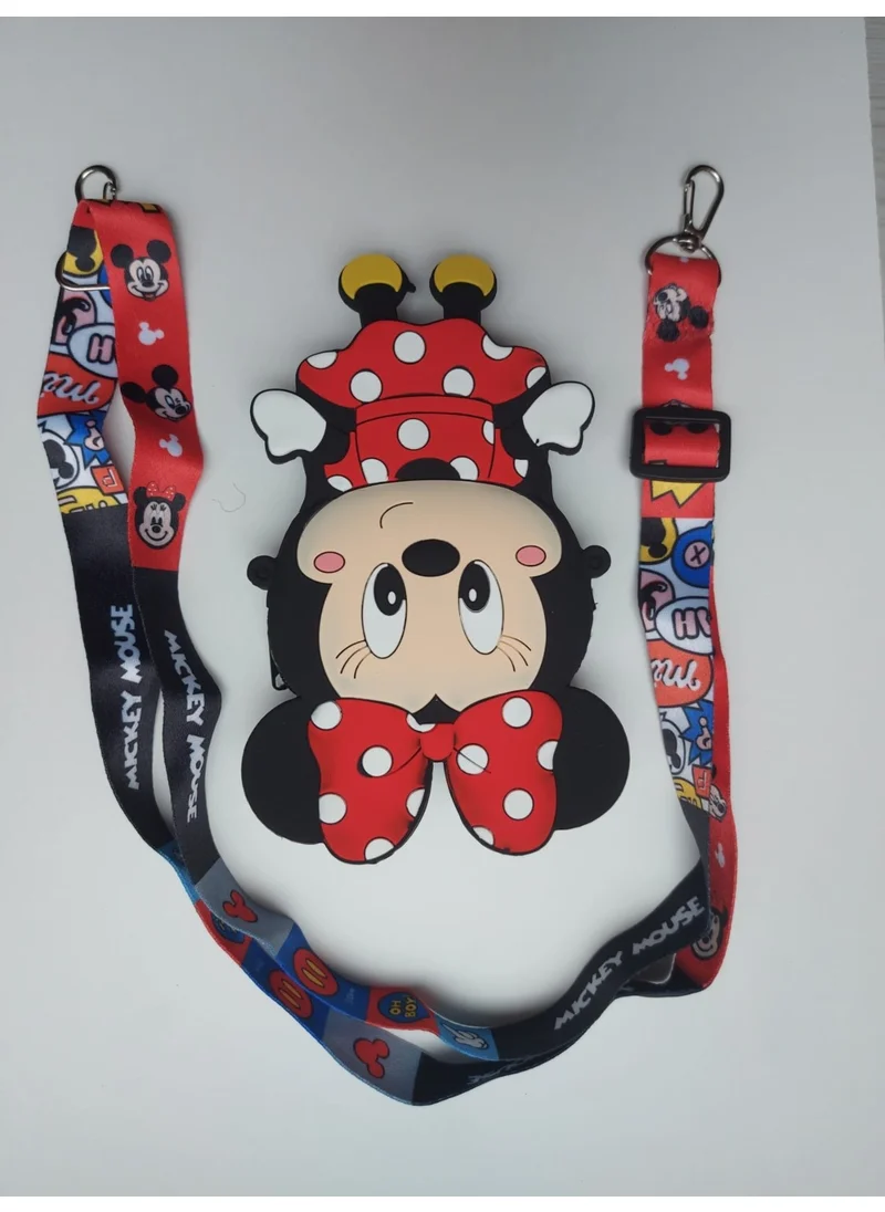 Maminka Minnie Mouse Figured Silicone Wallet Bag