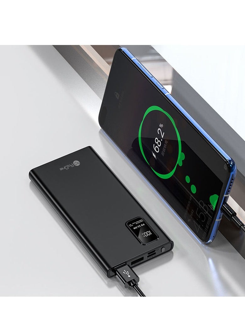 ProOne - ProOne PPB5108PD 10000mAh Power Bank - 22.5W Fast Charging, 2 Type A, 1 Type C, 1 Micro USB Port, Slim Premium Design: Your Ultimate On-the-Go Charging Solution - Image 1