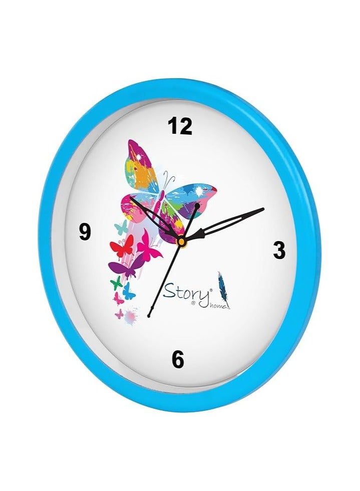 Story at Home Story@Home Story At Home Wall Clock, Light Blue, 25 X 25 X 4 cm  - Image 3