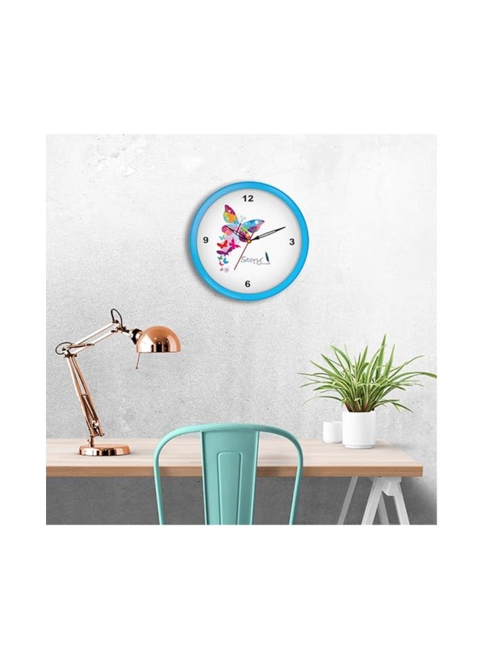 Story at Home Story@Home Story At Home Wall Clock, Light Blue, 25 X 25 X 4 cm  - Image 2