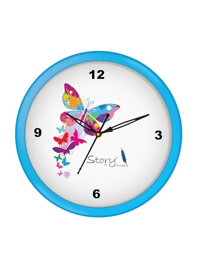 Story at Home Story@Home Story At Home Wall Clock, Light Blue, 25 X 25 X 4 cm  - Image 1