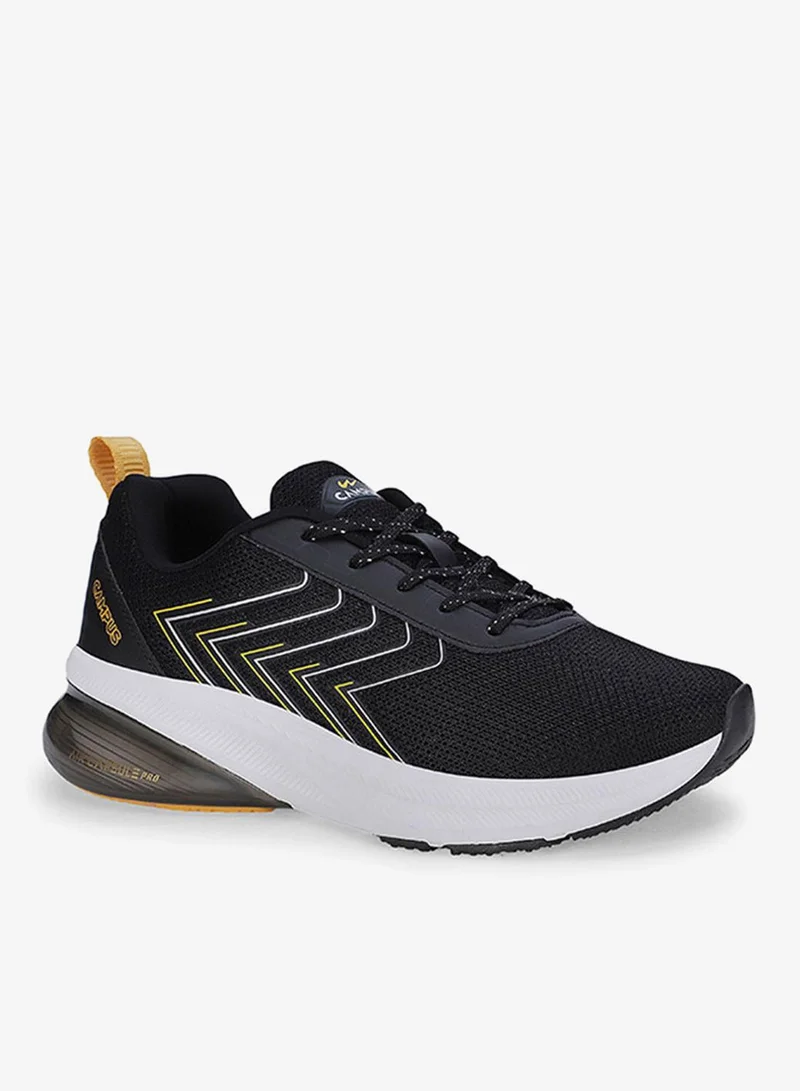 CAMPUS Men Brace Memory Foam Lace-Up Air Capsule Pro-Blk-Mstd
