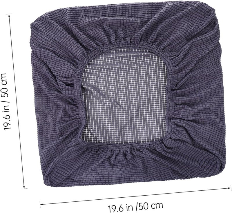 Efficiency boosted construction Amosfun Delicate Sofa Cushion Cover Elastic Design for Home Decor Deep Gray Non-Skid Slipcover Soft and Comfortable Protection for Pets for Living Room Use Upgraded general material - Image 2