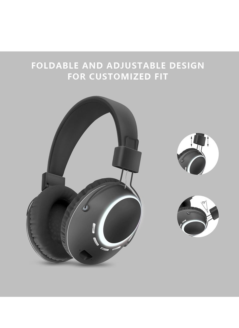 GULFLINK - Bluetooth Wireless Headphones for Teens Adults Black - Image 1
