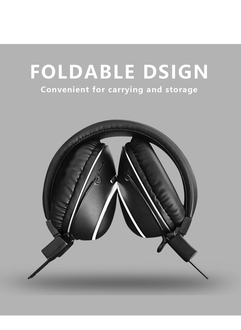 GULFLINK - Bluetooth Wireless Headphones for Teens Adults Black - Image 1