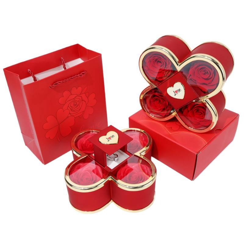 Jewelry Box Large Capacity for Rings and Necklaces Off White for Work and School - Image 5